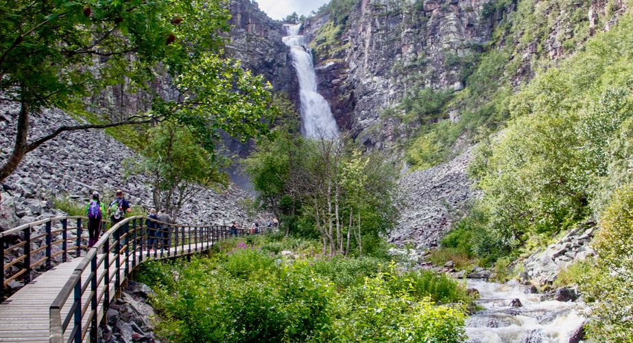 Fulufjallet National Park Njupeskar waterval wandeltocht